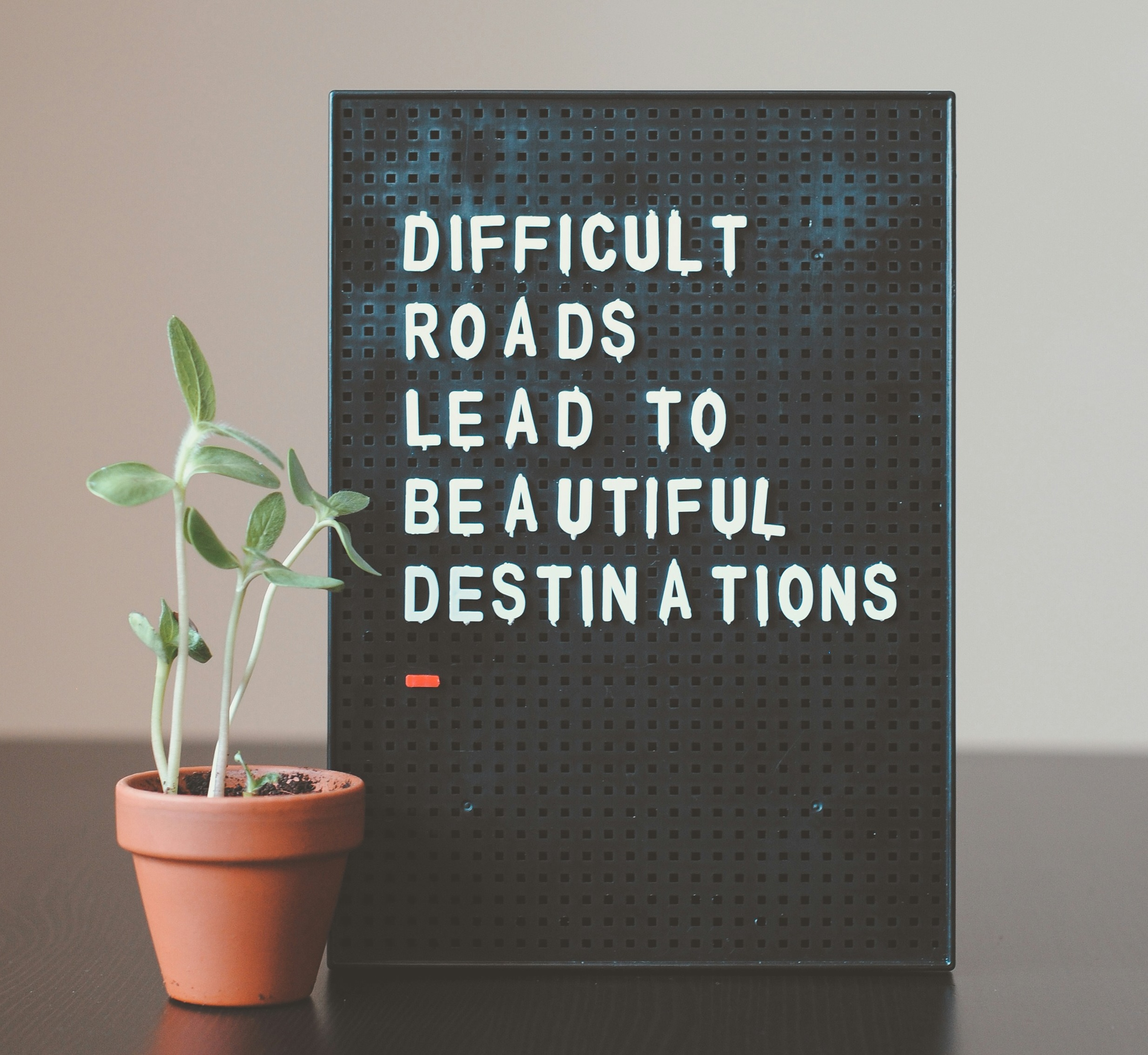 You are the greatest project you'll ever work on. Take your time.